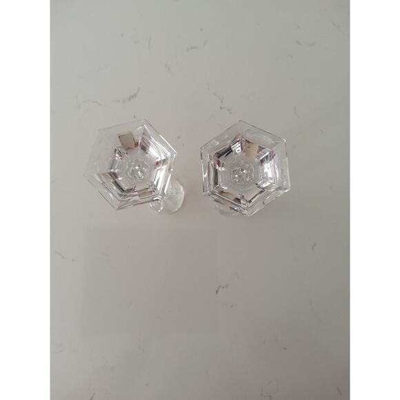 Rare Nechtmann Crystal Blekristall candlestick holders. Stunning! - Picture 6 of 6